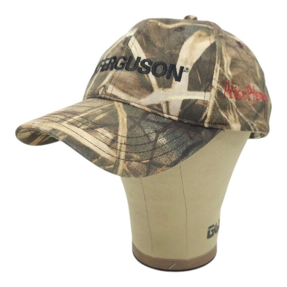 Ferguson Camouflage Embroidered Logo Strapback Cap Trucker Baseball Hunting Hat - Picture 2 of 14